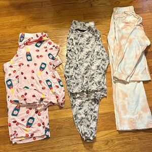 Women’s Pajamas Sets- Pink, Gray, and Cream